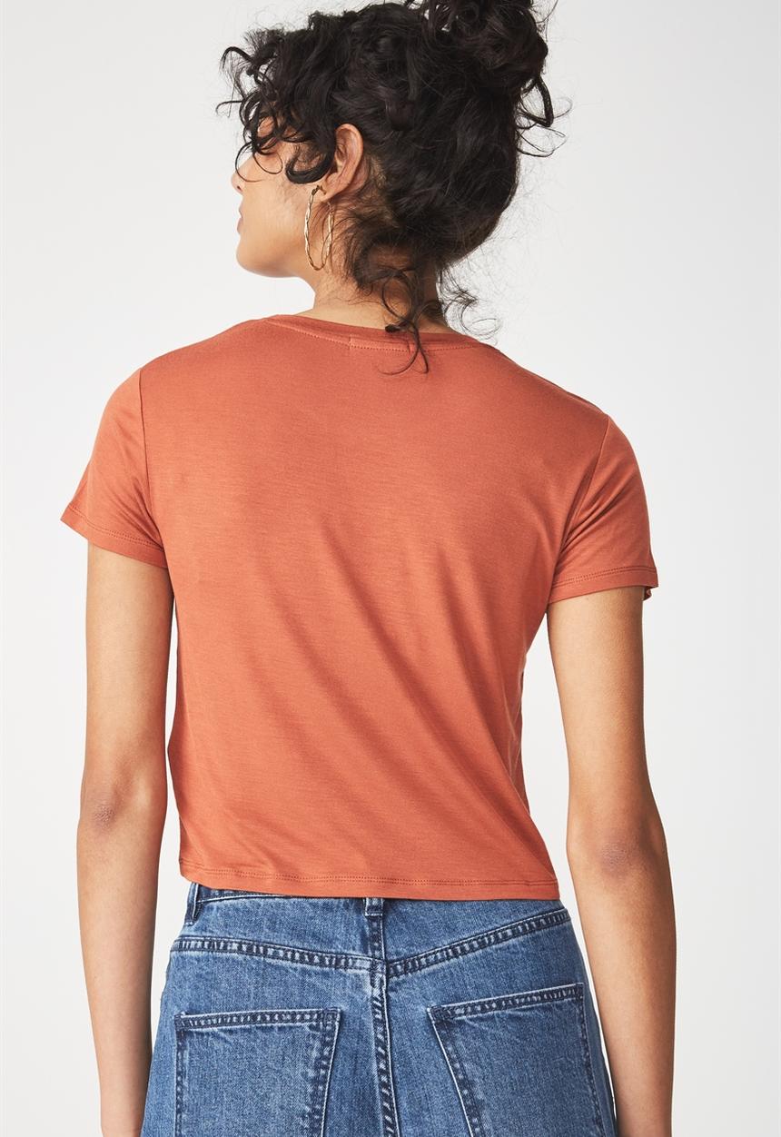 Cotton On - The baby tee - orange 
