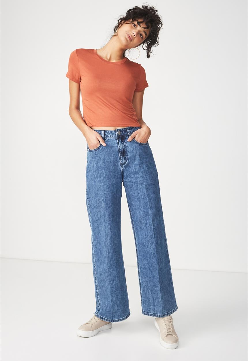 Cotton On - The baby tee - orange 