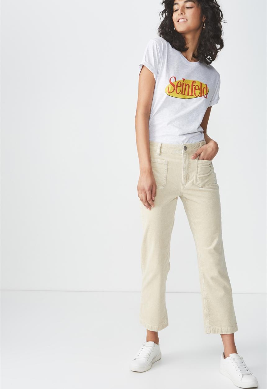 Cotton On - Tbar fox graphic tee - grey 
