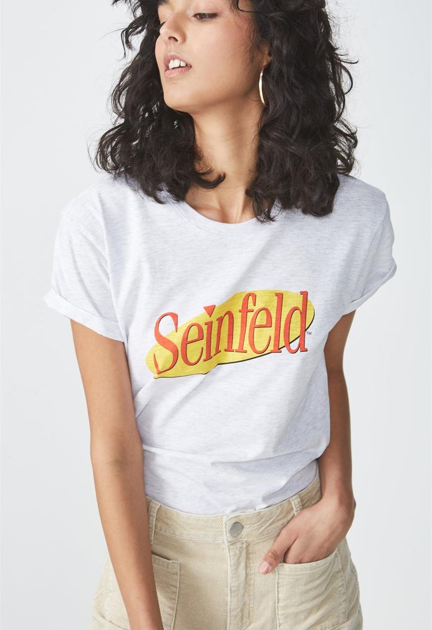 Cotton On - Tbar fox graphic tee - grey 