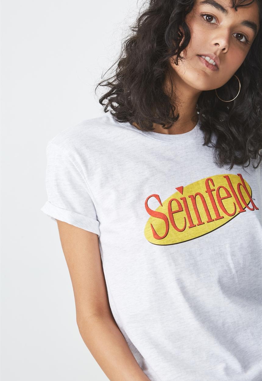 Cotton On - Tbar fox graphic tee - grey 