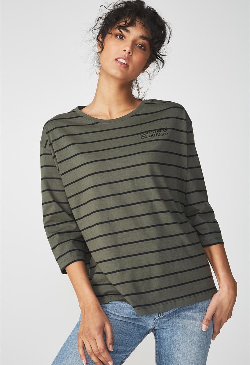 Cotton On - The amelia longs tee - green 