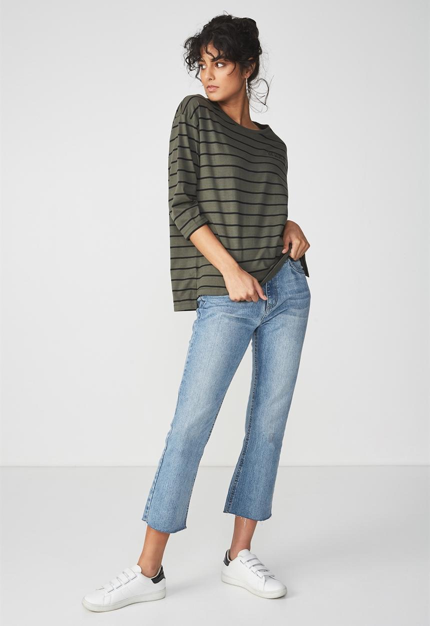 Cotton On - The amelia longs tee - green 