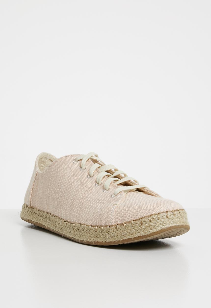 Toms - Bloom slubby cotton women's Lena sneak - pink 