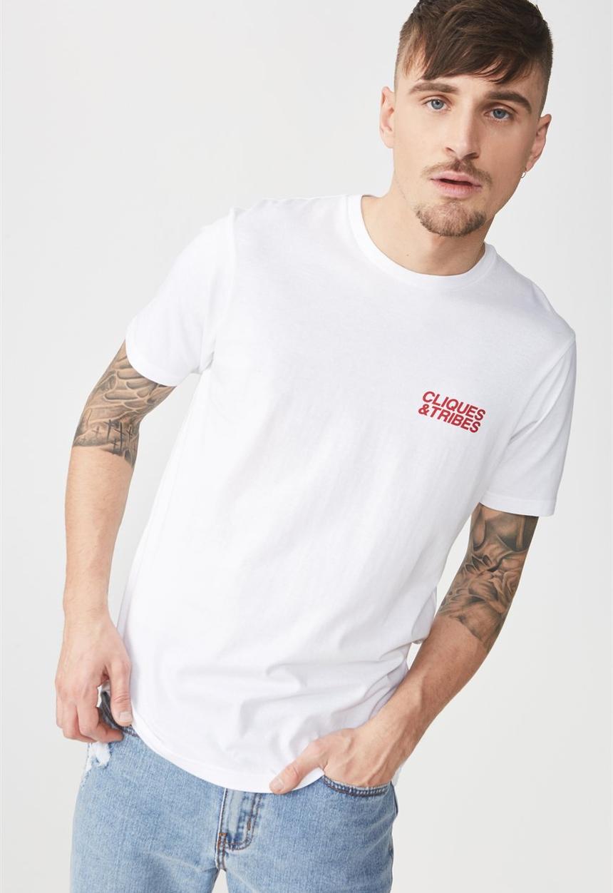 Cotton On - Tbar short sleeve tee - white