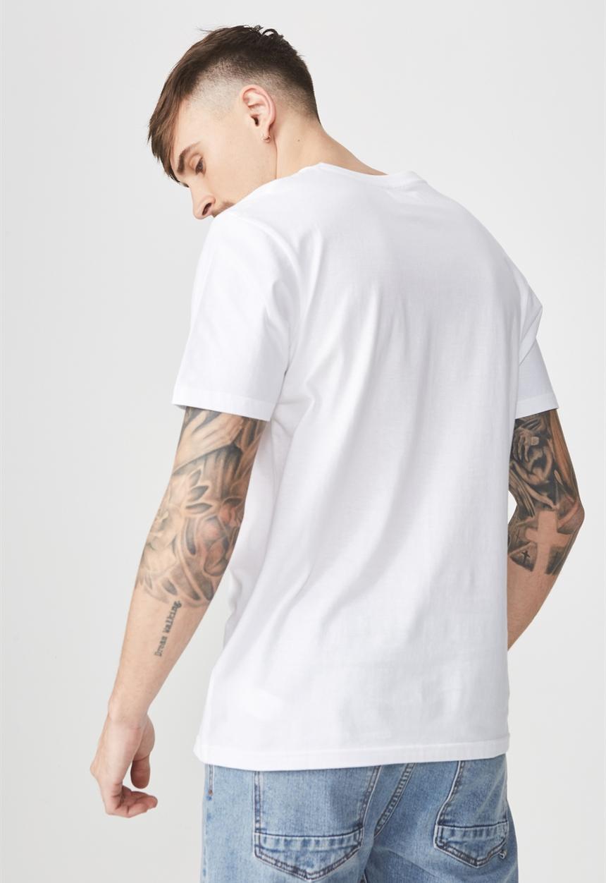 Cotton On - Tbar short sleeve tee - white