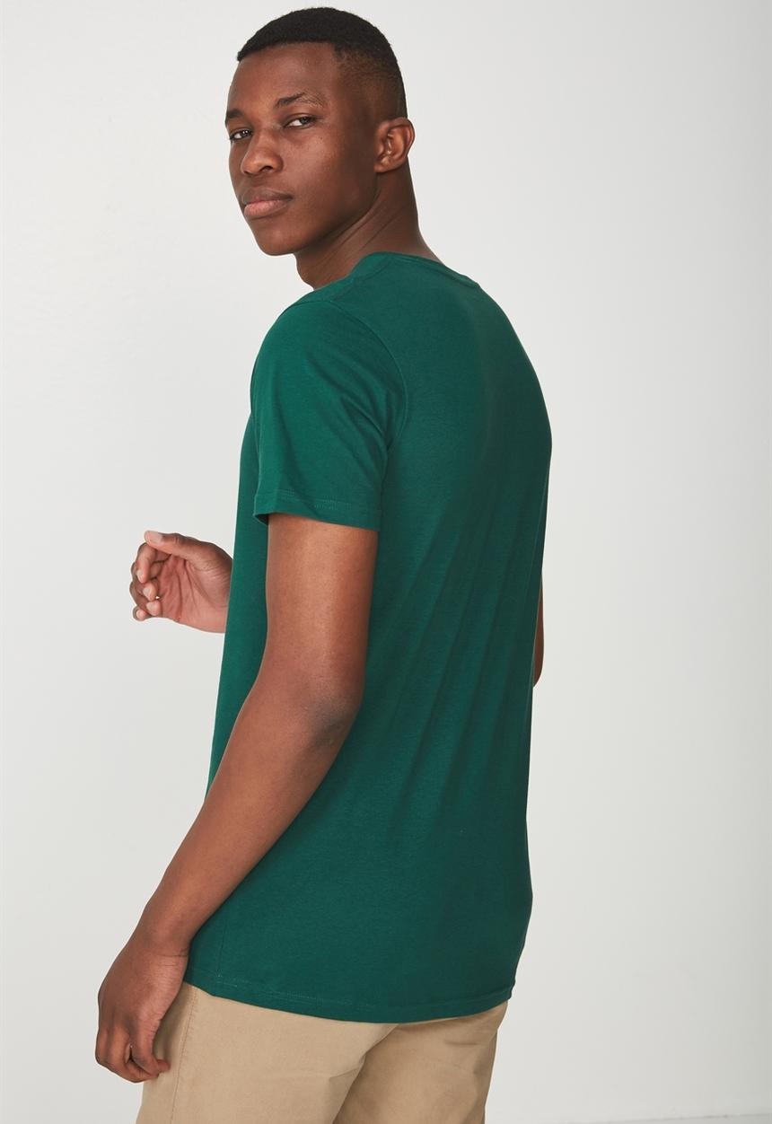 Cotton On - Essential crew neck tee - green