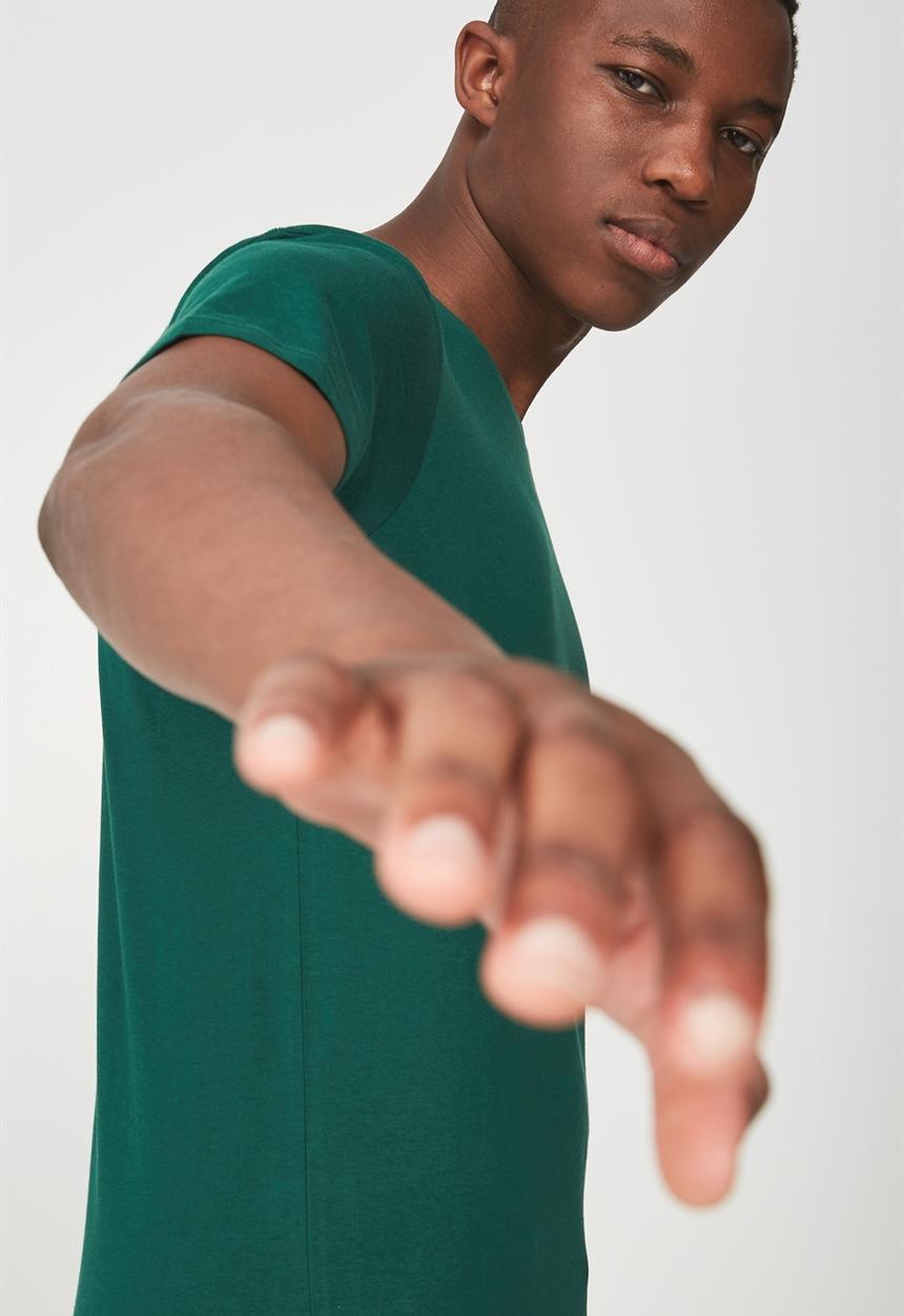 Cotton On - Essential crew neck tee - green