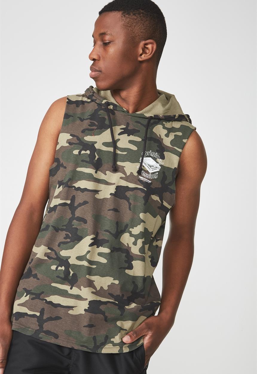 Cotton On - Hustle muscle tank - green 