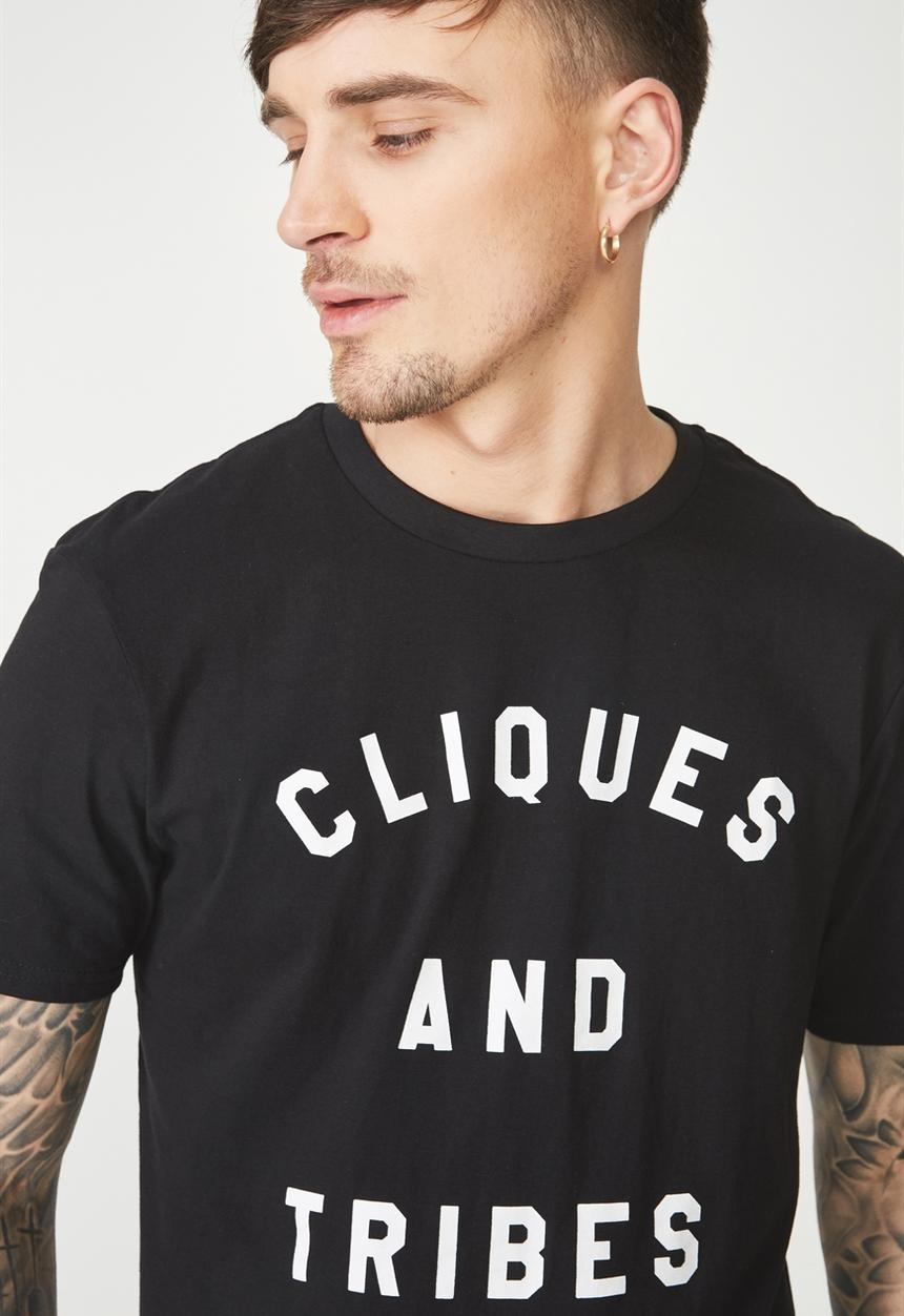 Cotton On - Active graphic tee - black