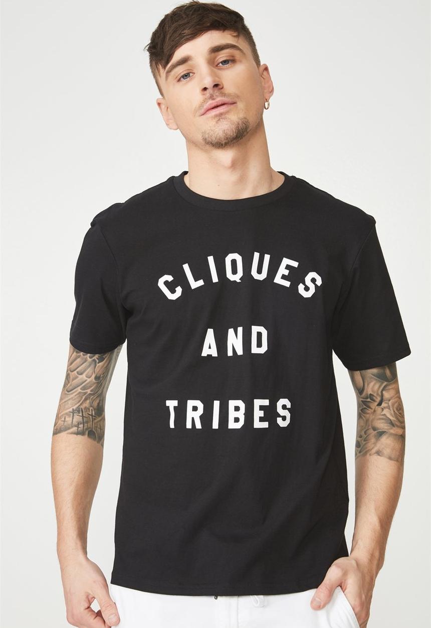 Cotton On - Active graphic tee - black