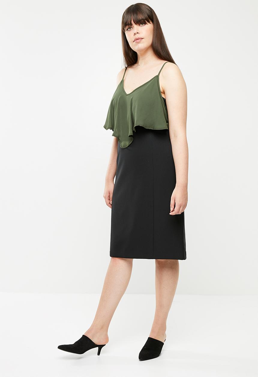 edit Plus - Tailored pencil skirt - black