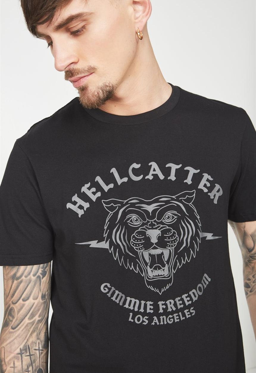 Cotton On - Active graphic tee - black