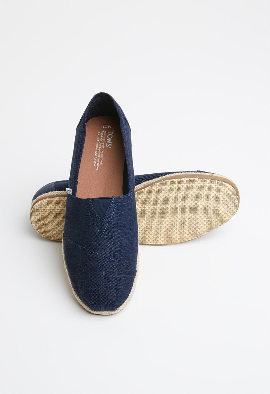 Toms - Linen rope man espadrille - navy 