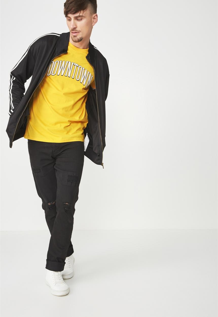 Cotton On - Active graphic tee -  yellow