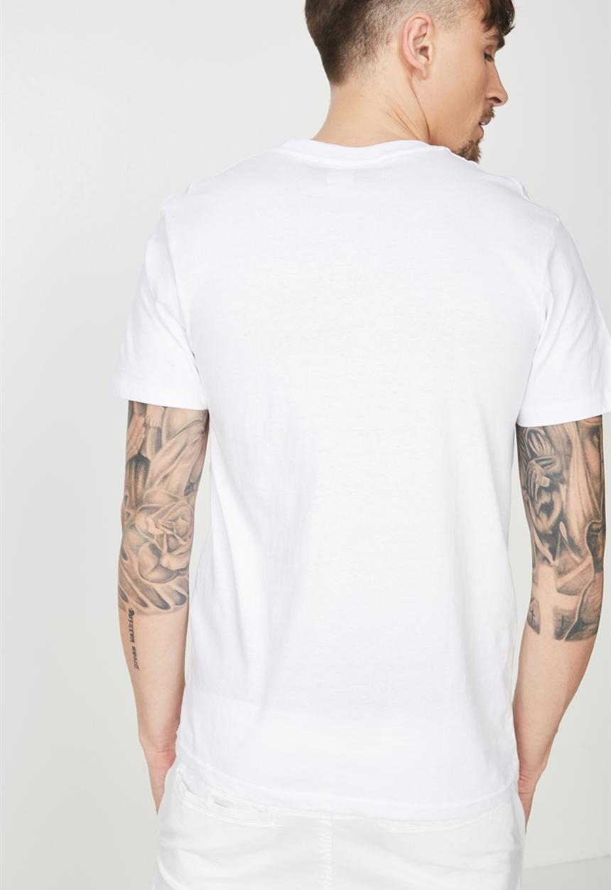Cotton On - Active graphic tee - white