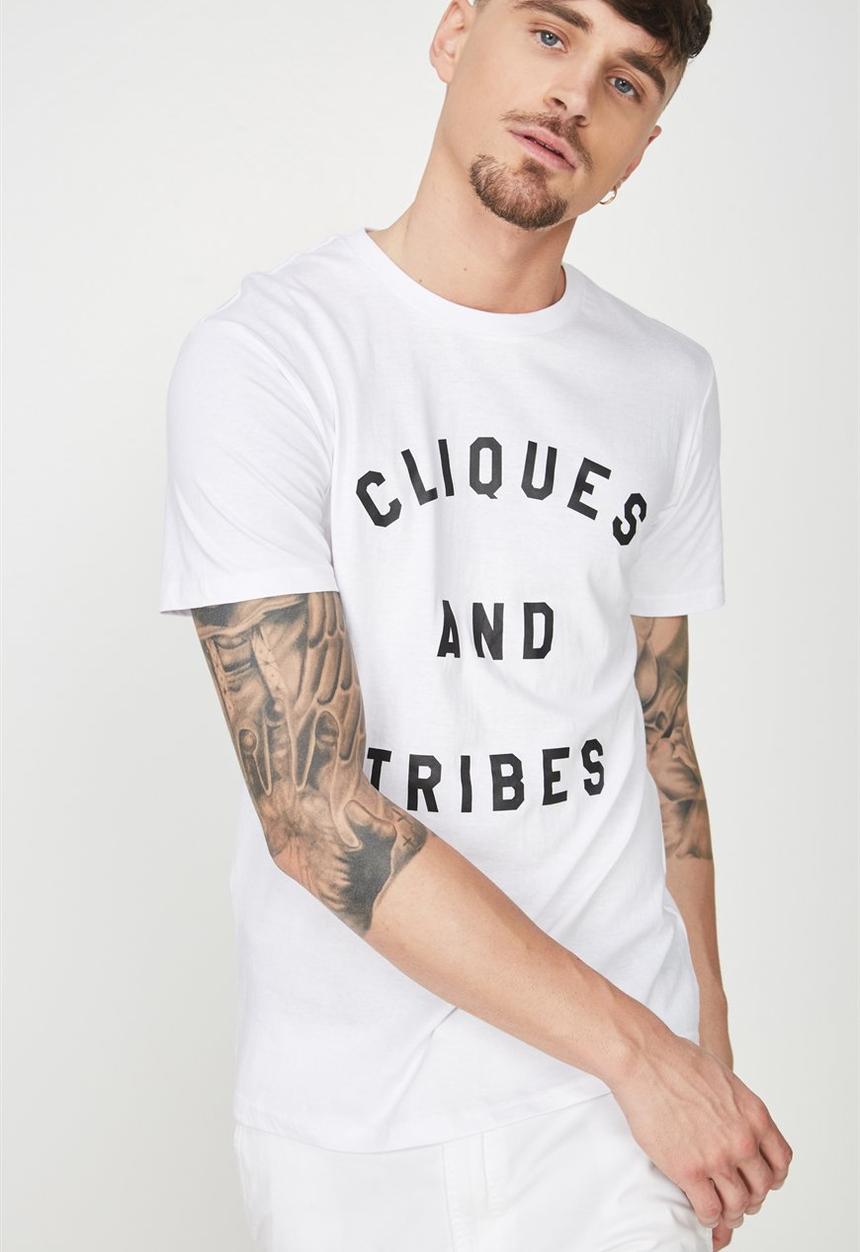 Cotton On - Active graphic tee - white