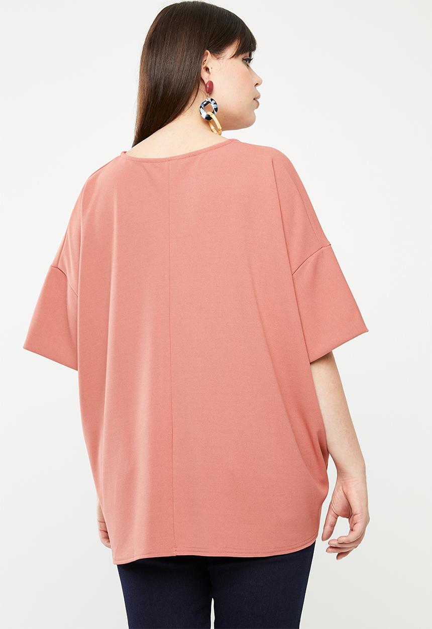 STYLE REPUBLIC PLUS - Oversized blouse - peach