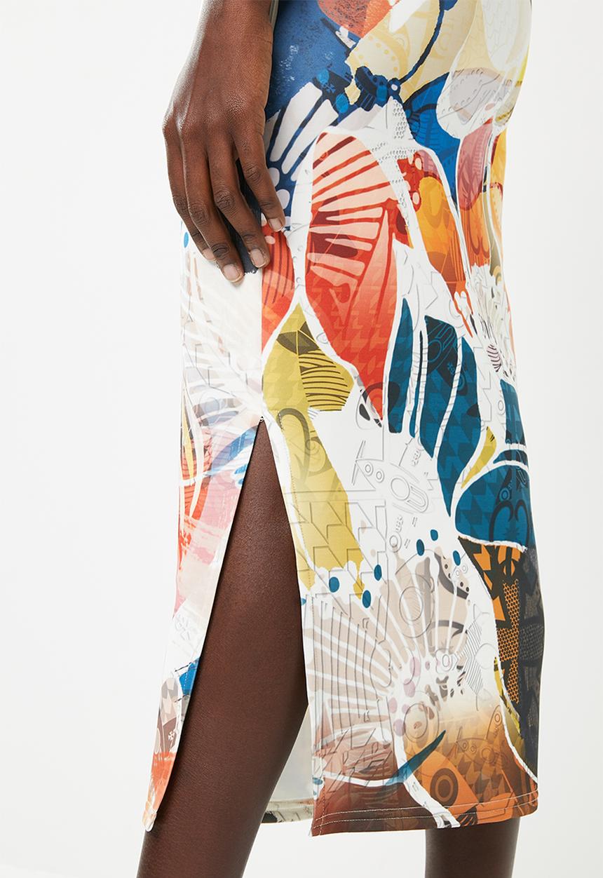 DAVID by David Tlale - Makeba spectacular dress - multi-colour