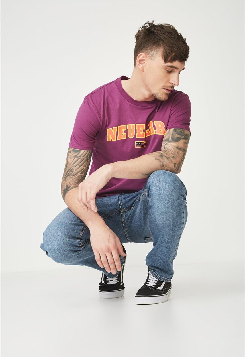Cotton On - Tbar tee - purple