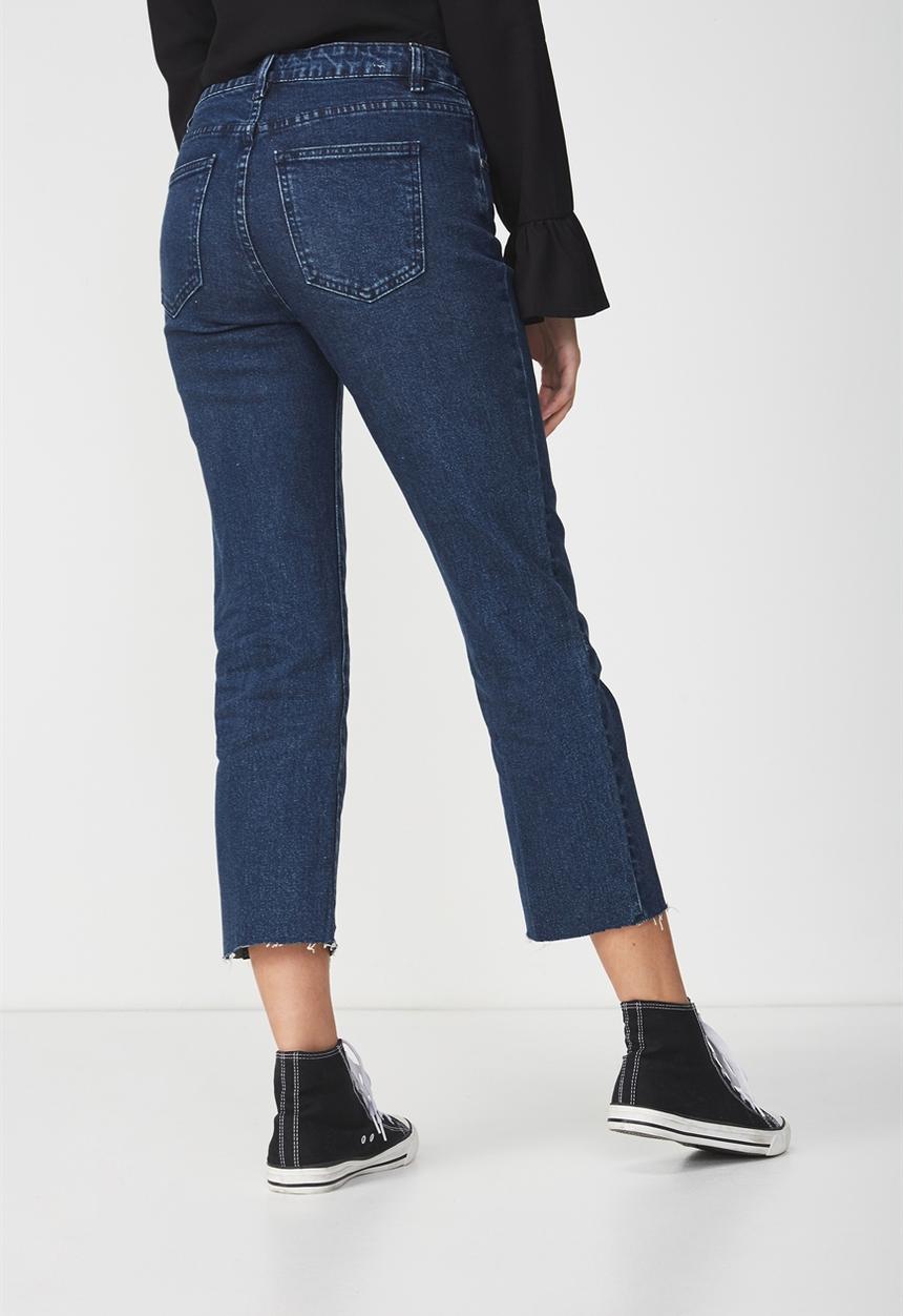 Cotton On - Mid rise straight  jeans - blue