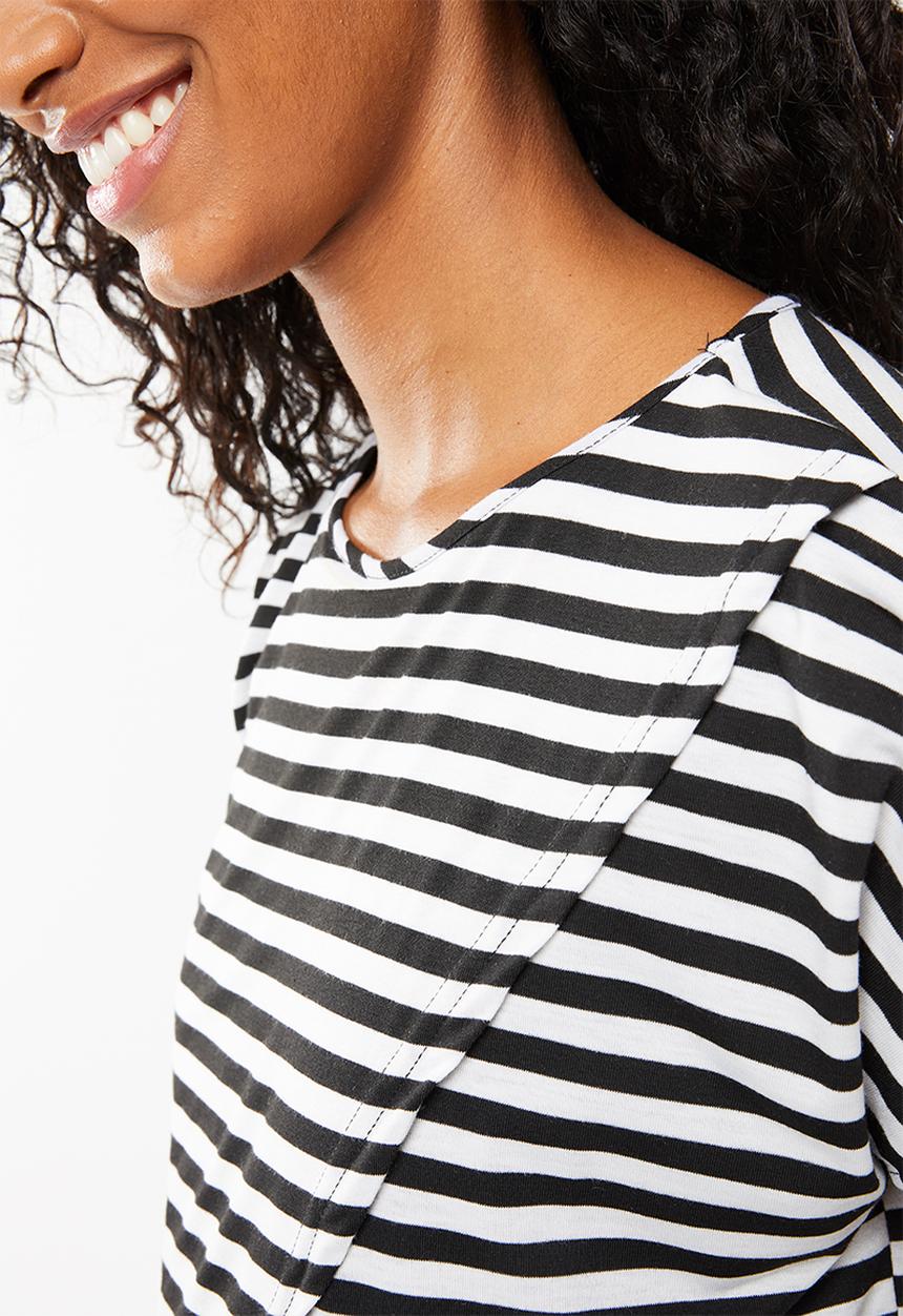 edit Maternity - Feeding T-shirt - black