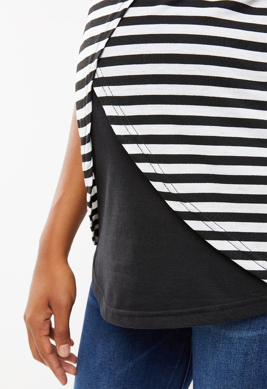edit Maternity - Feeding T-shirt - black