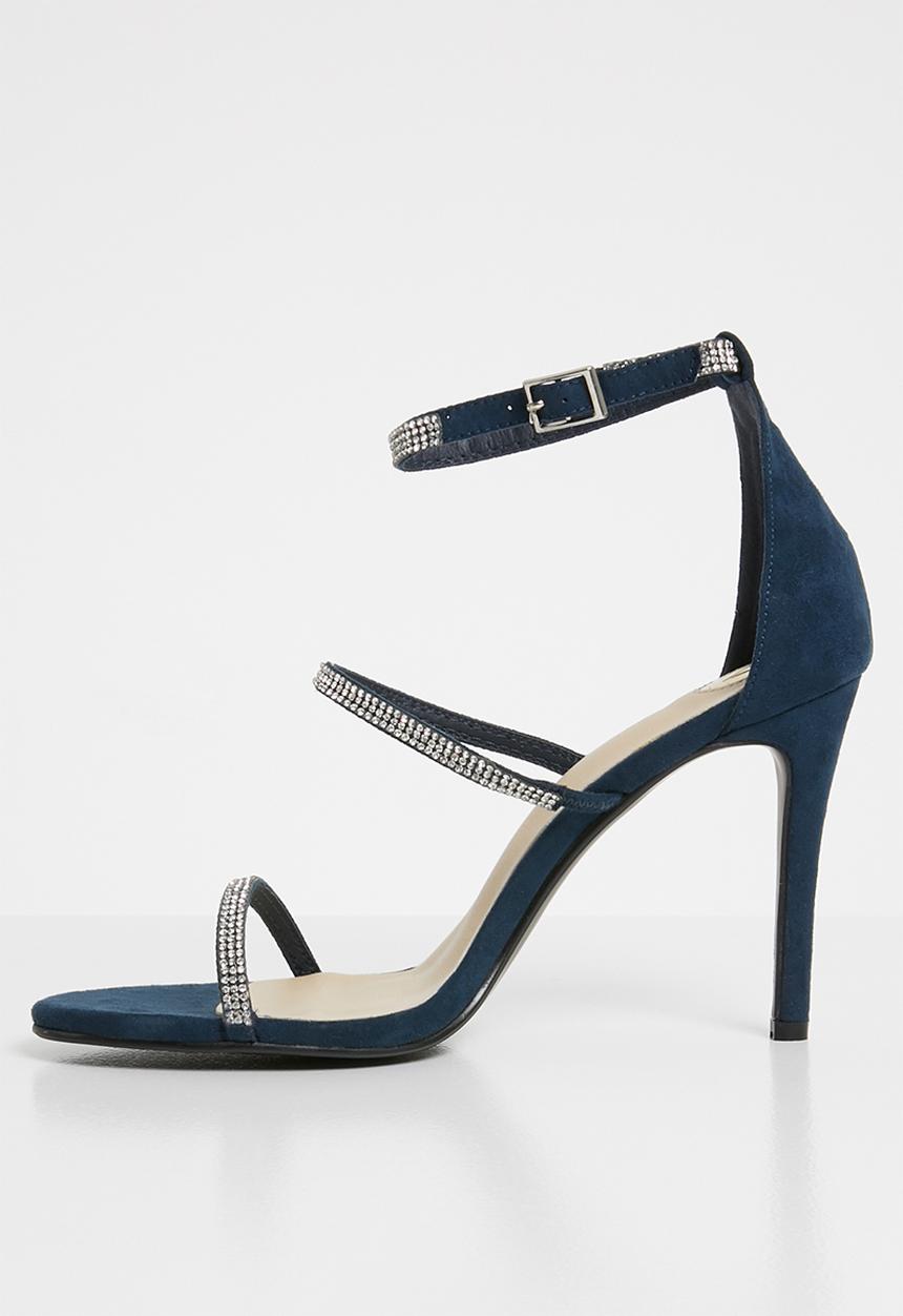 Footwork - Diamante heel - blue