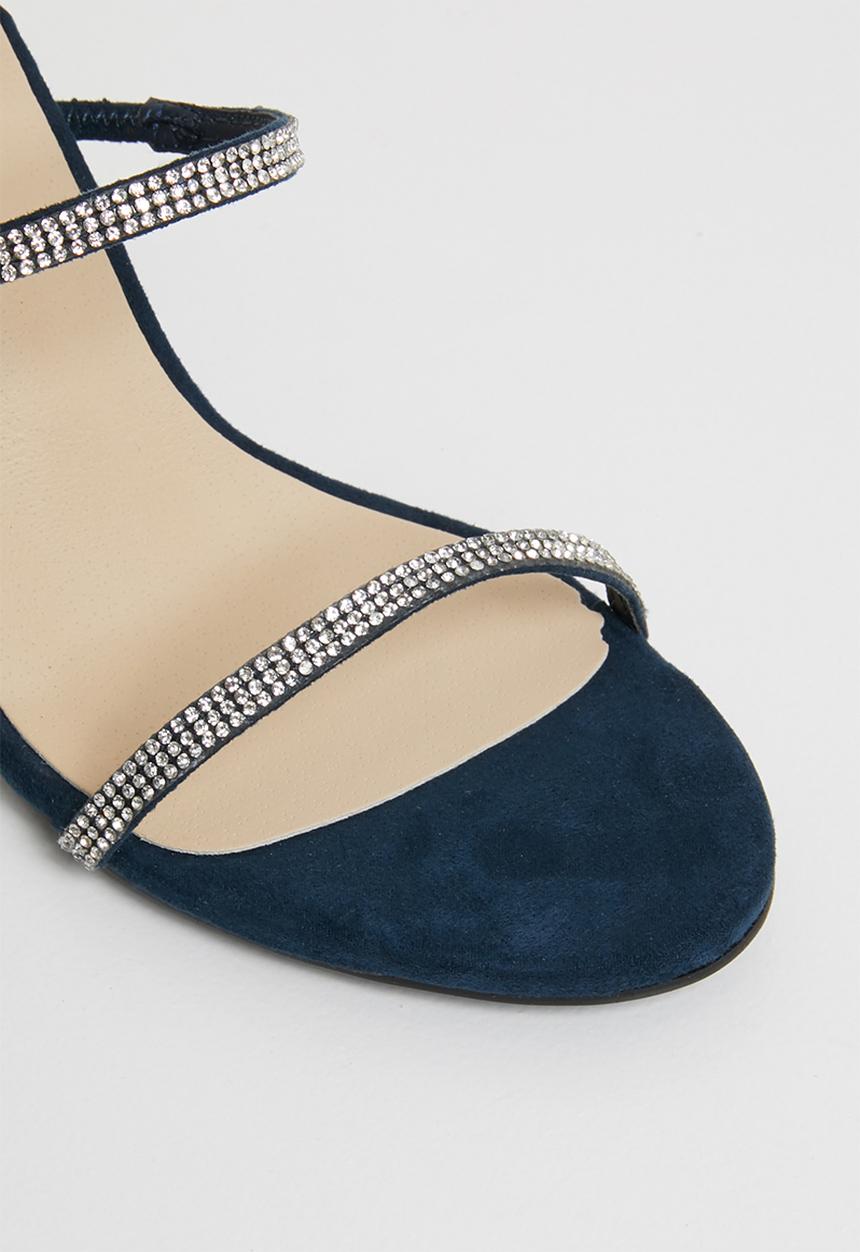 Footwork - Diamante heel - blue