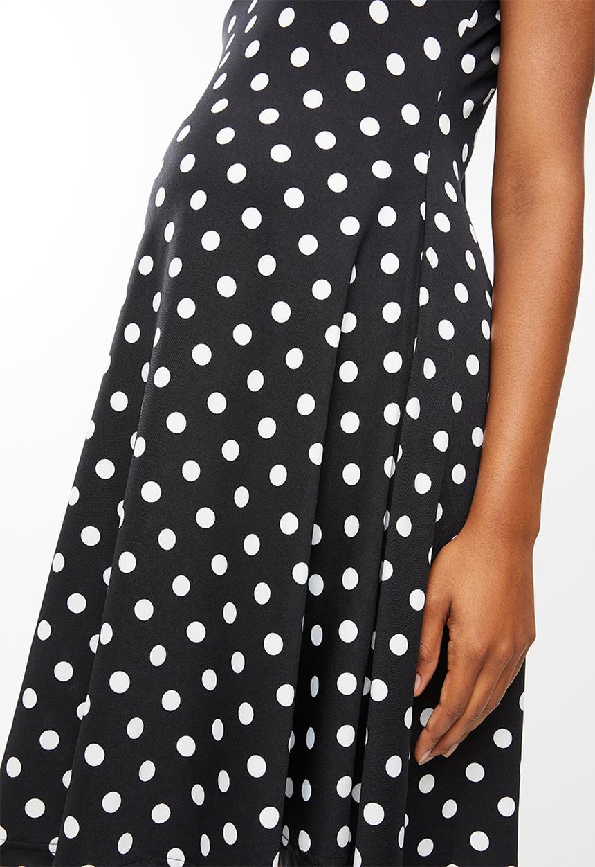 edit Maternity - Fit and flare dress - black