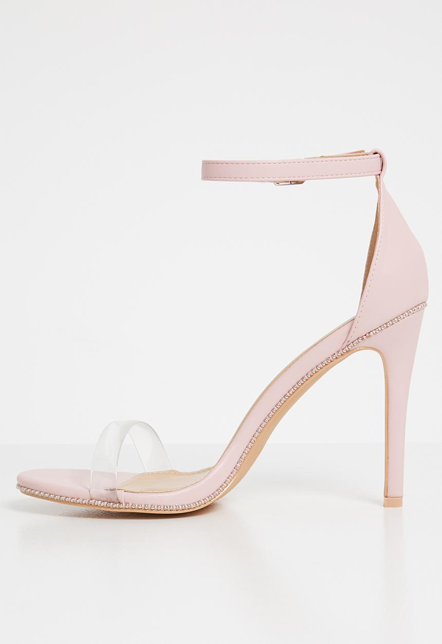 Miss Black - Rowan heel - pink
