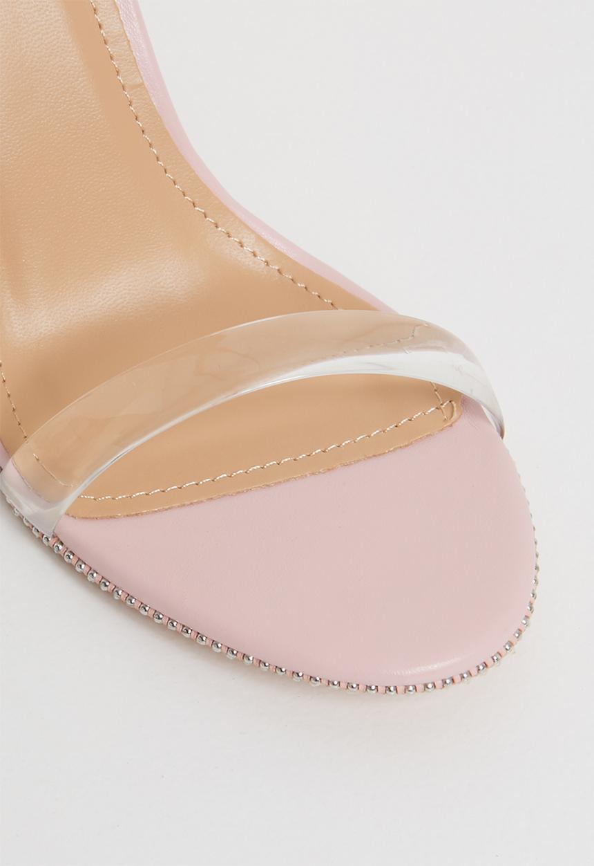 Miss Black - Rowan heel - pink