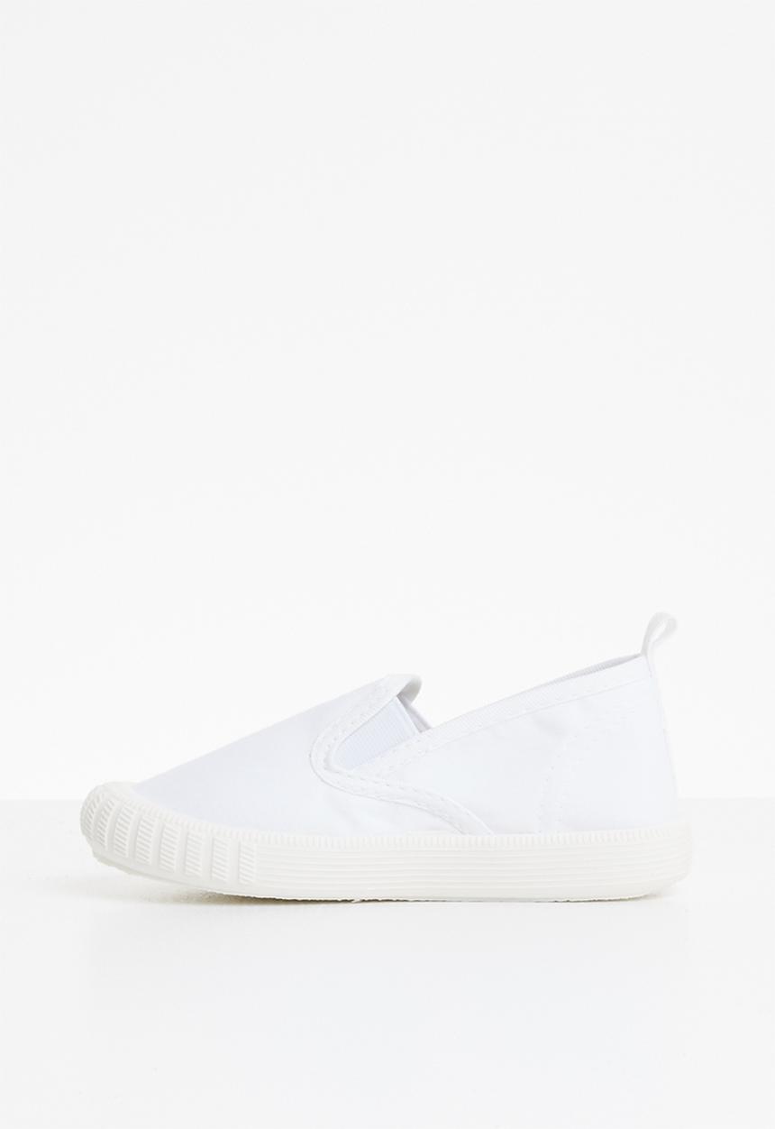 Pop Candy - Canvas slip on - white