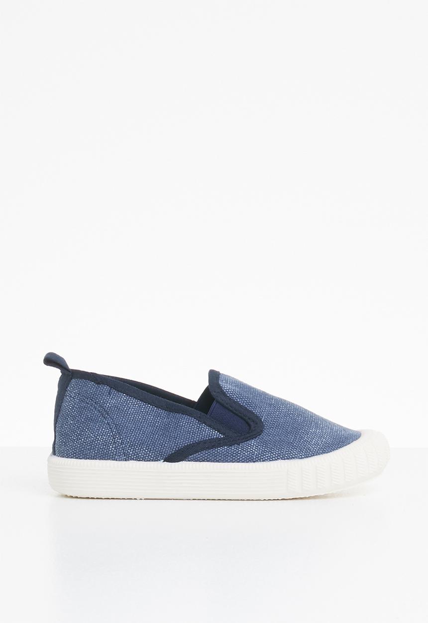 Pop Candy - Canvas slip on - navy