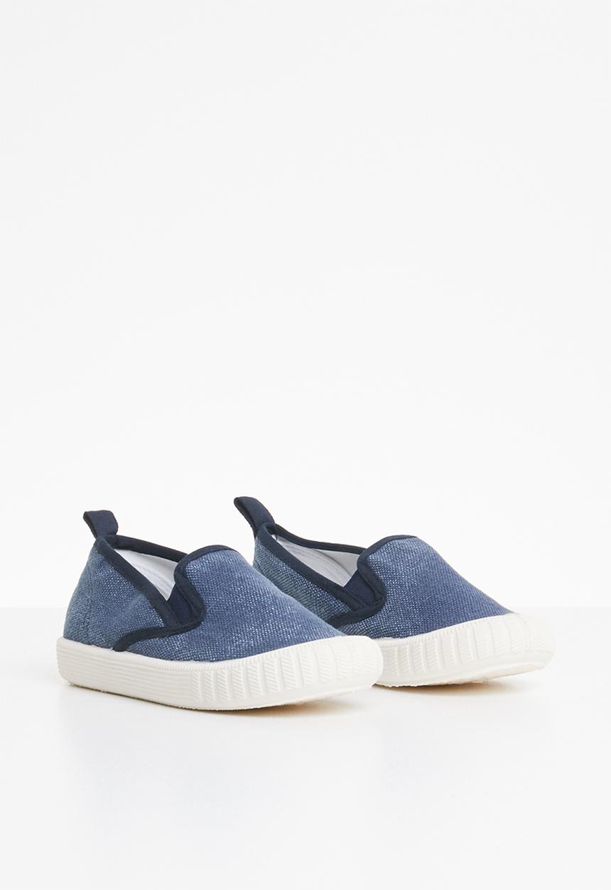 Pop Candy - Canvas slip on - navy