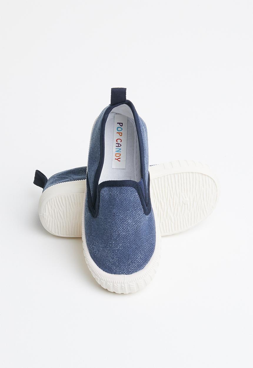Pop Candy - Canvas slip on - navy