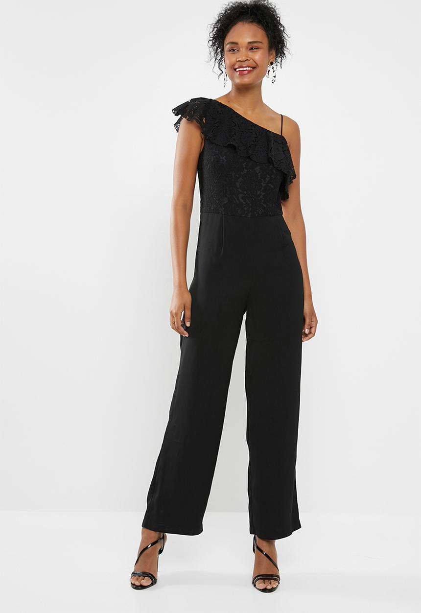 ONLY - Joelene lace jumpsuit - black