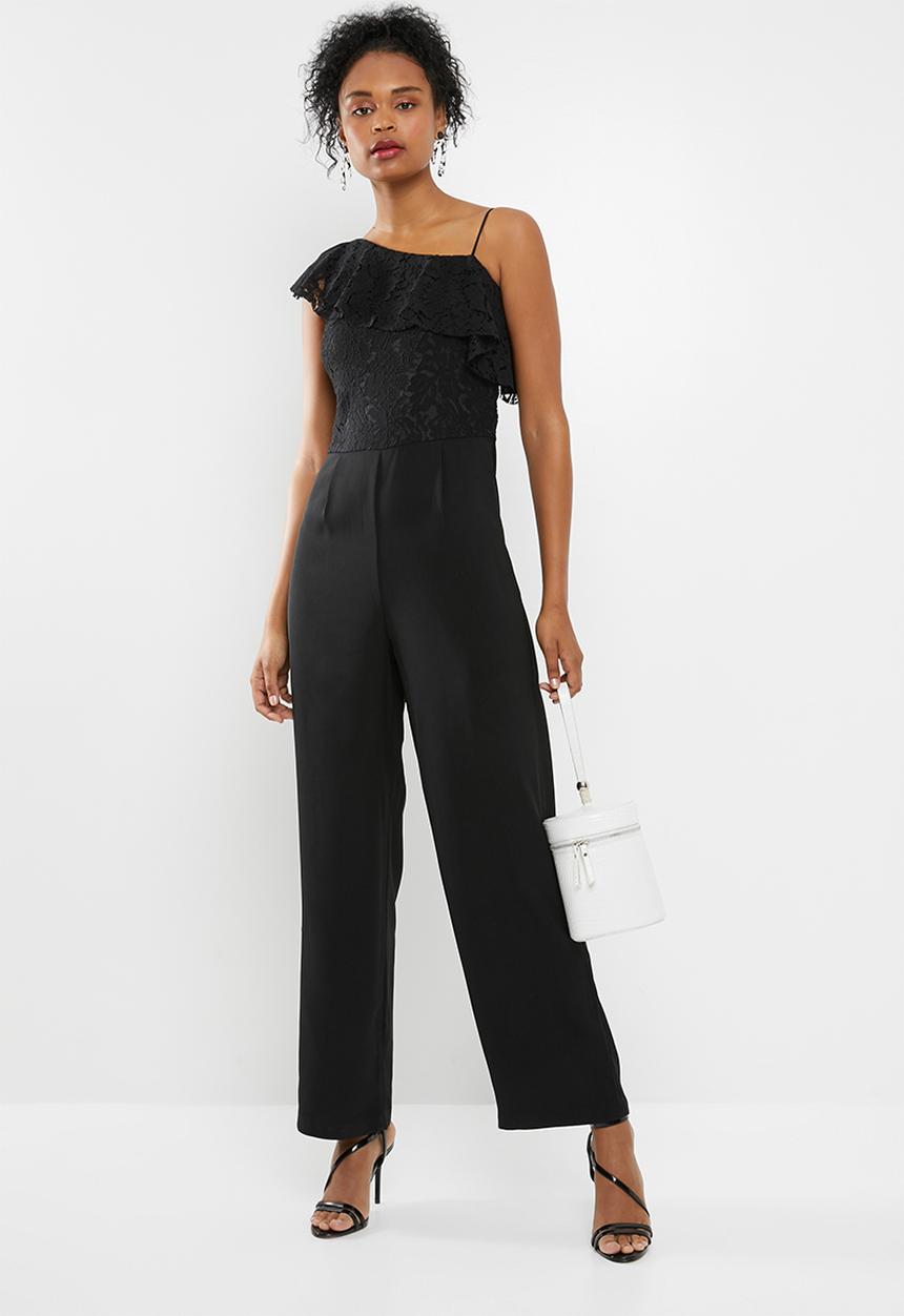 ONLY - Joelene lace jumpsuit - black