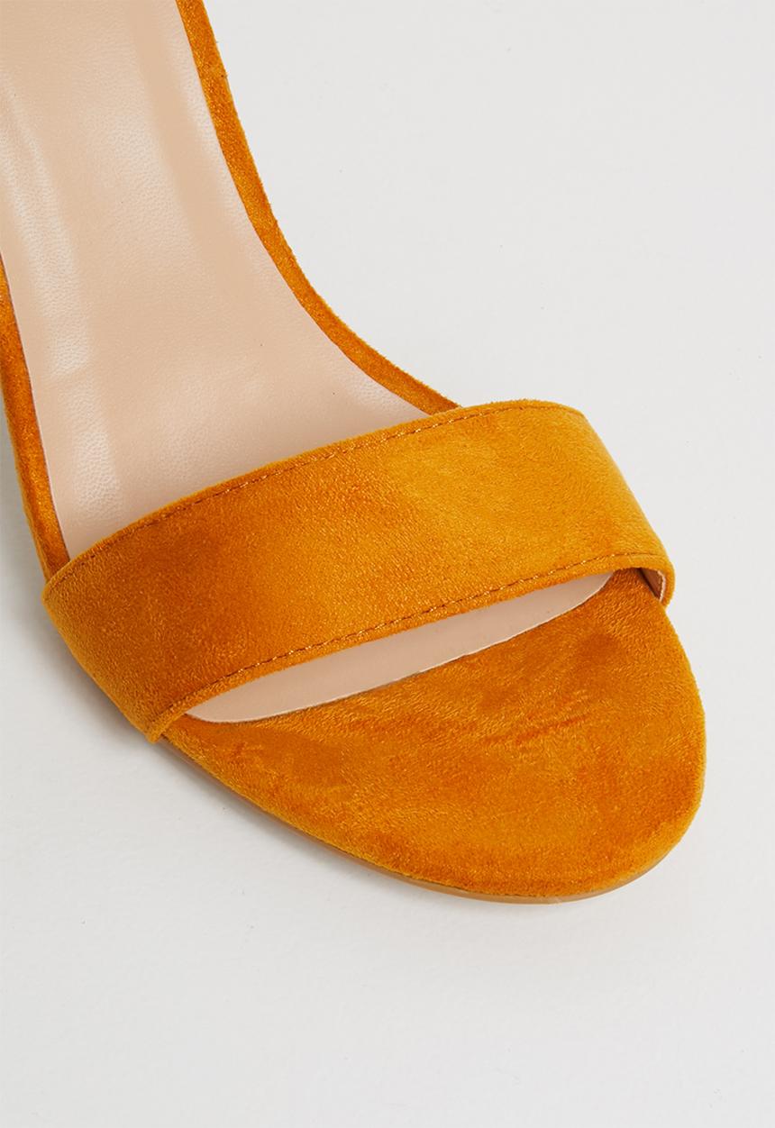 Plum - Ankle strap - yellow