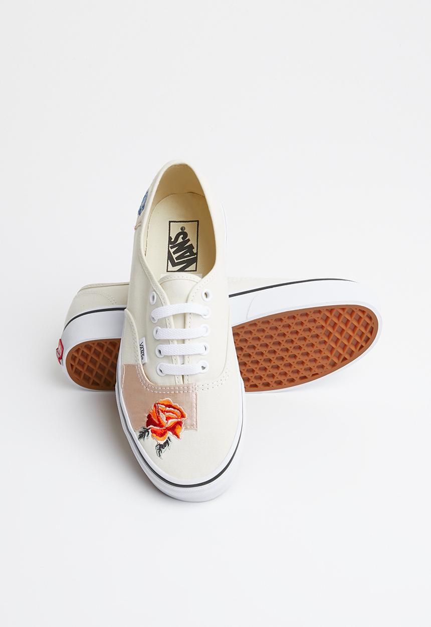 Vans - Vans authentic - (satin patchwork) classic - white