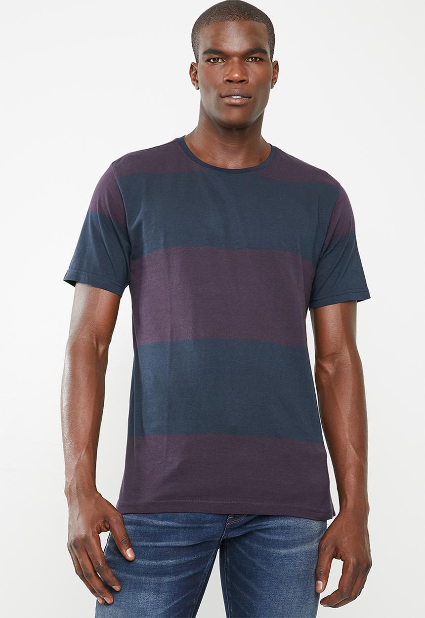 STYLE REPUBLIC - Casual T-shirt - blue & plum