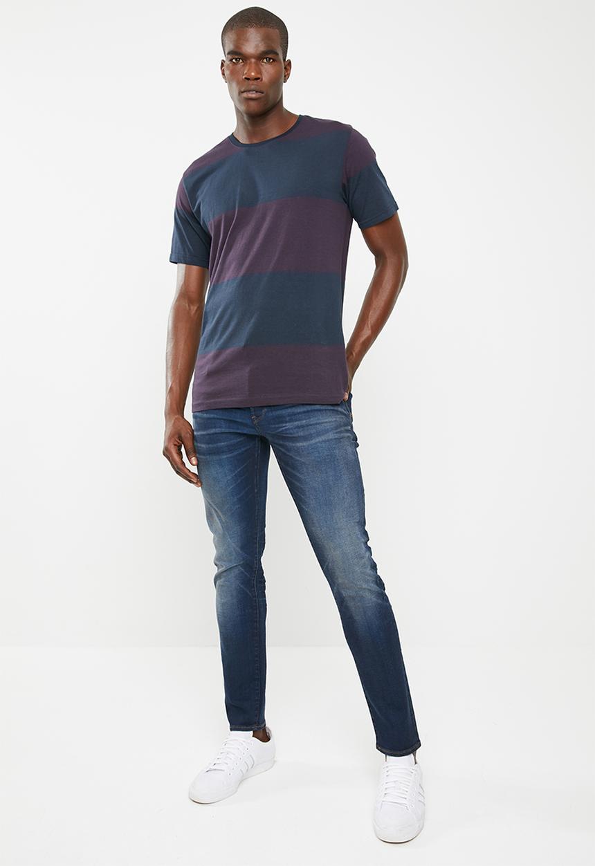 STYLE REPUBLIC - Casual T-shirt - blue & plum