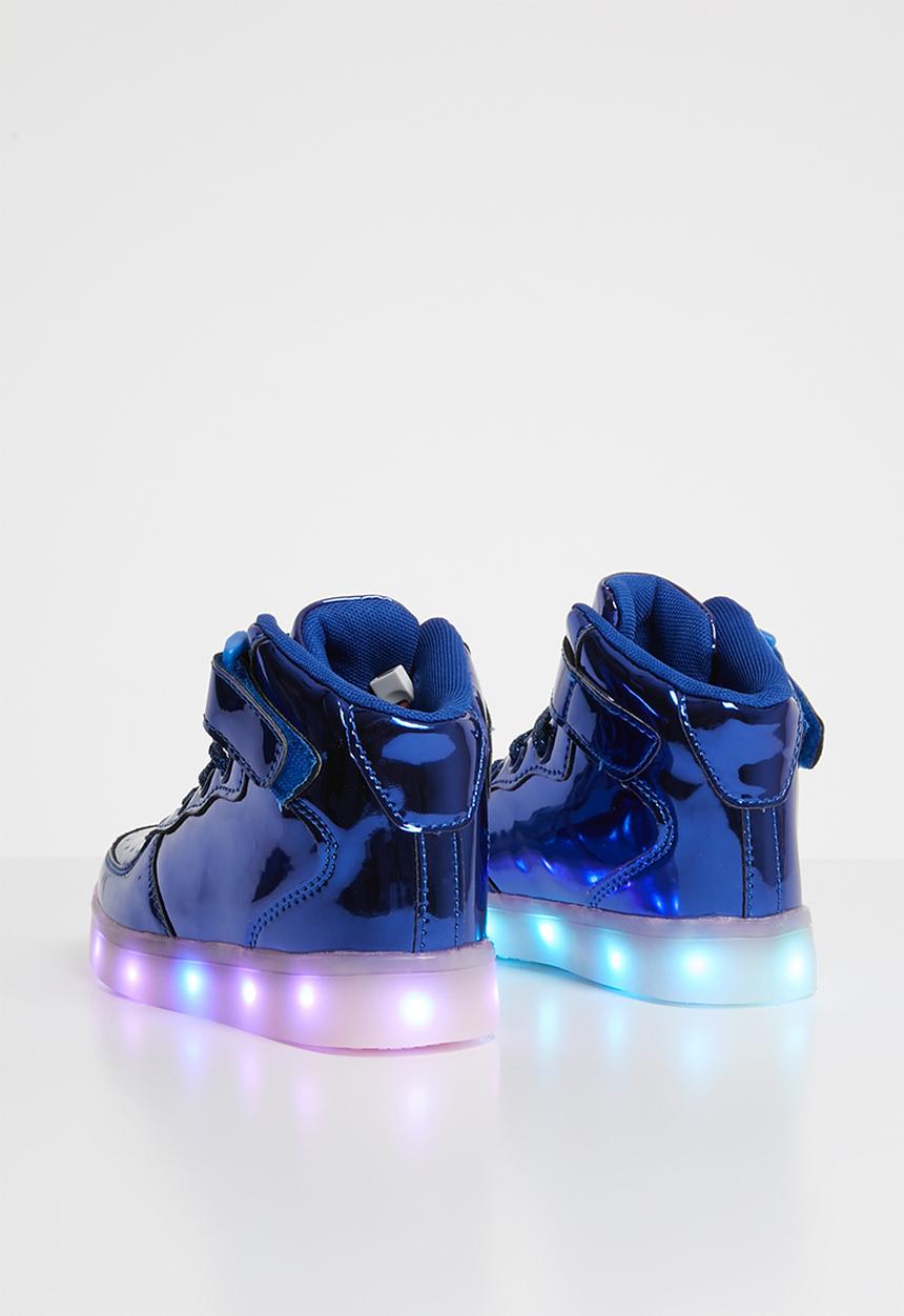 Pop Candy - High top light up sneaker - blue