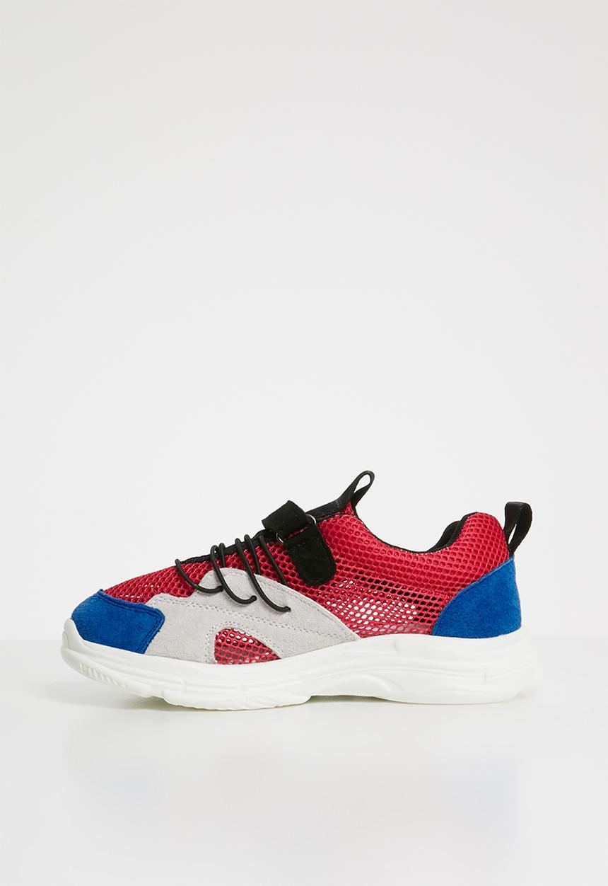 Pop Candy - Suede mesh sneaker - multi