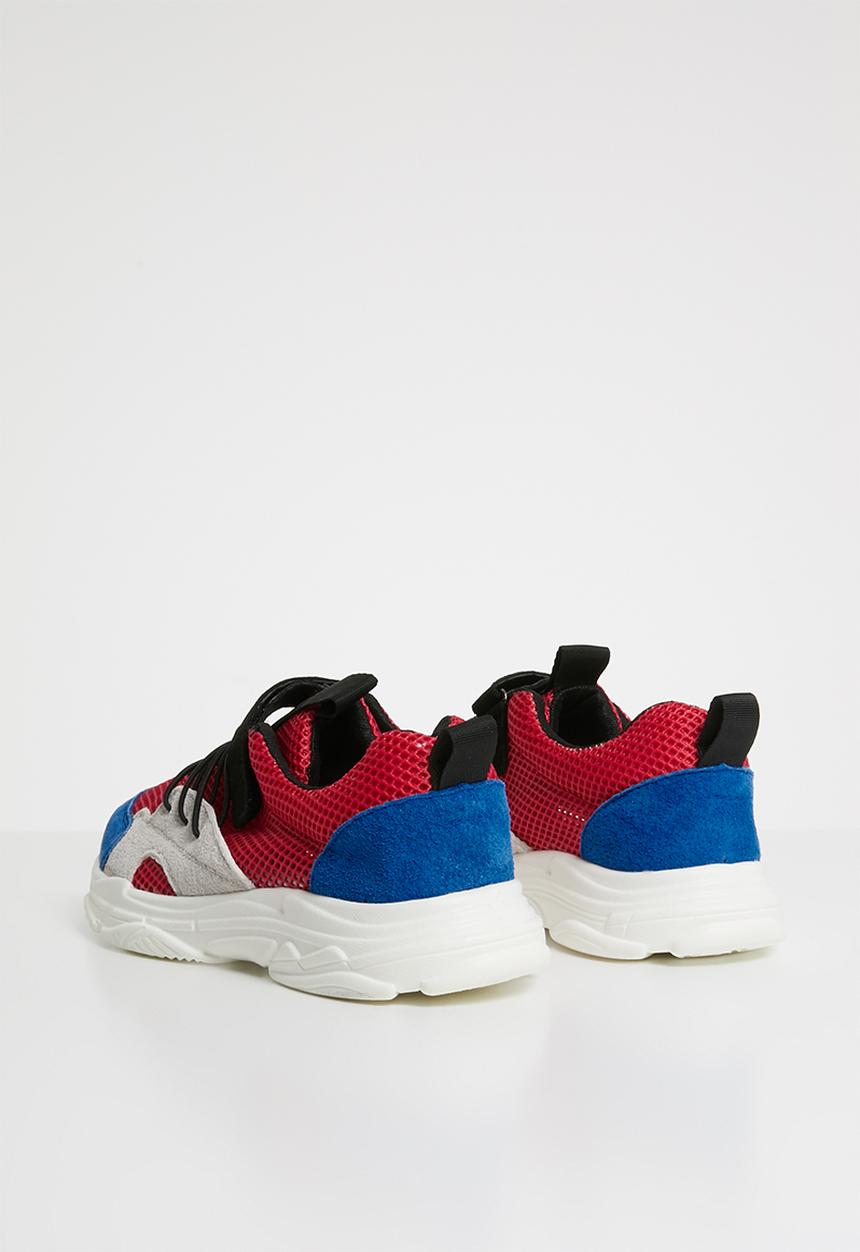 Pop Candy - Suede mesh sneaker - multi