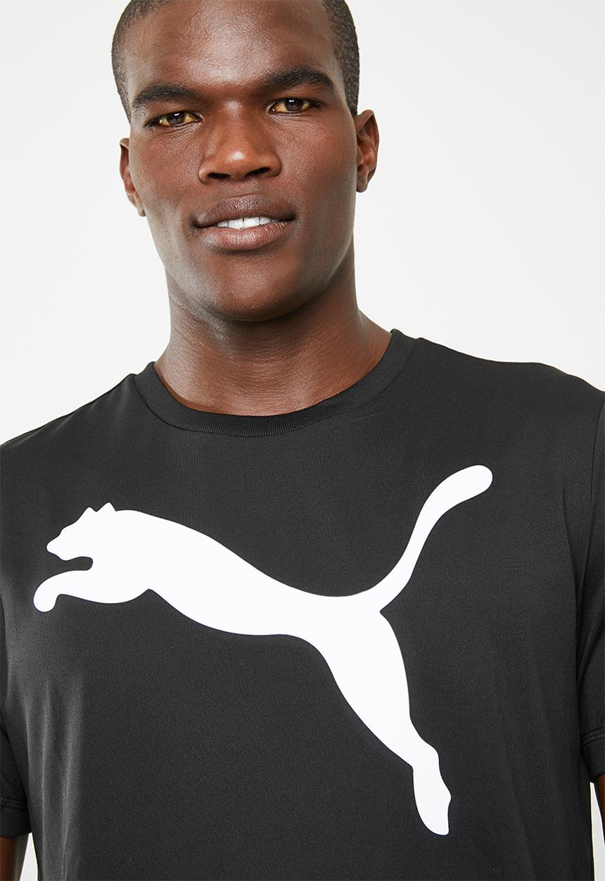 PUMA - Active big logo tee - black