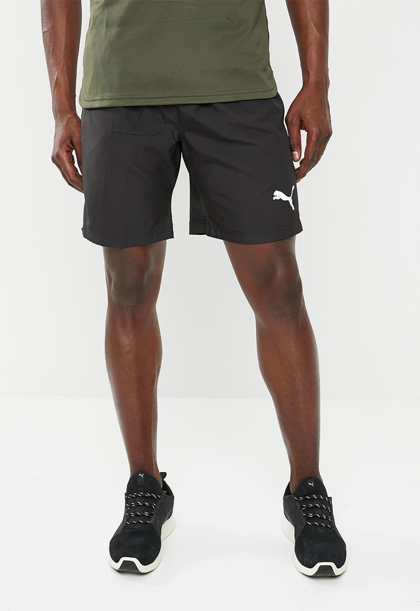 PUMA - Forever faster woven shorts - black & white