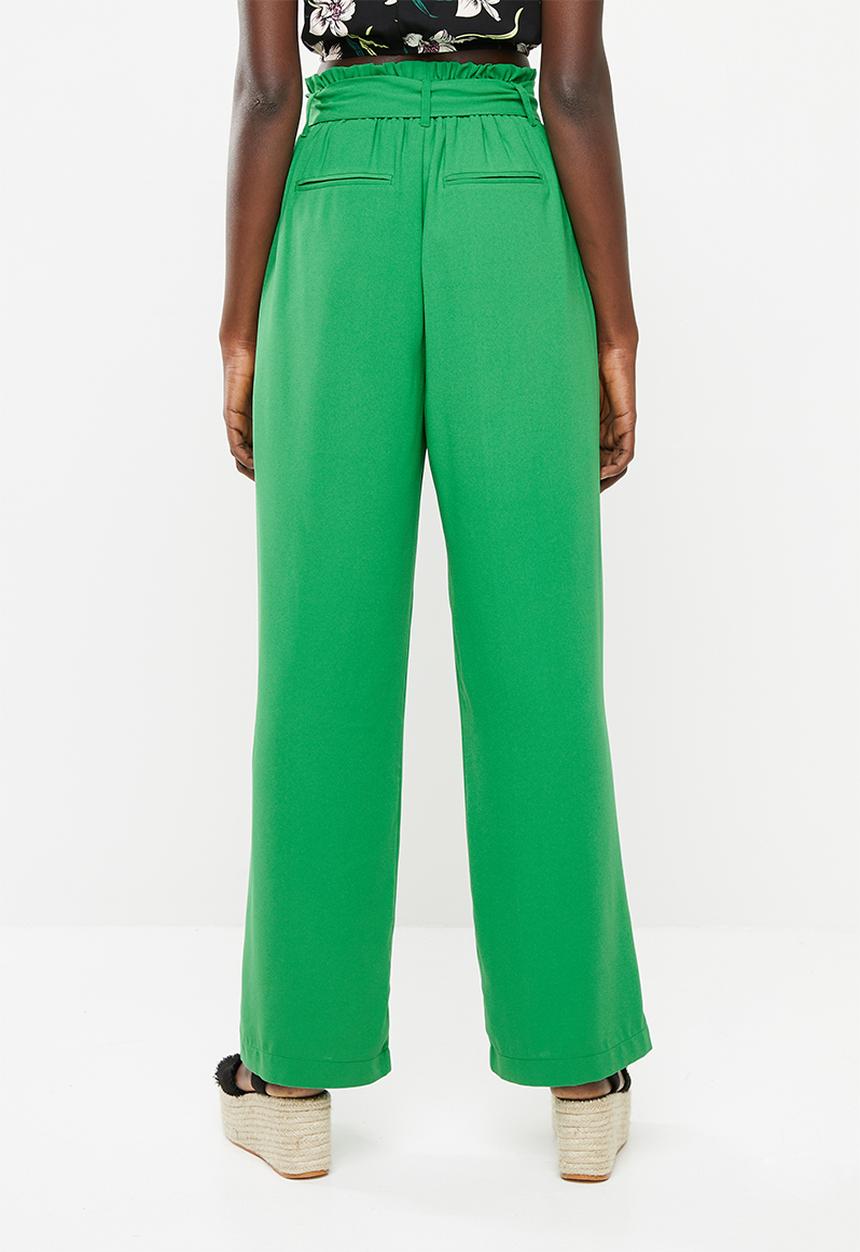 Superbalist - Wide leg pant - green 