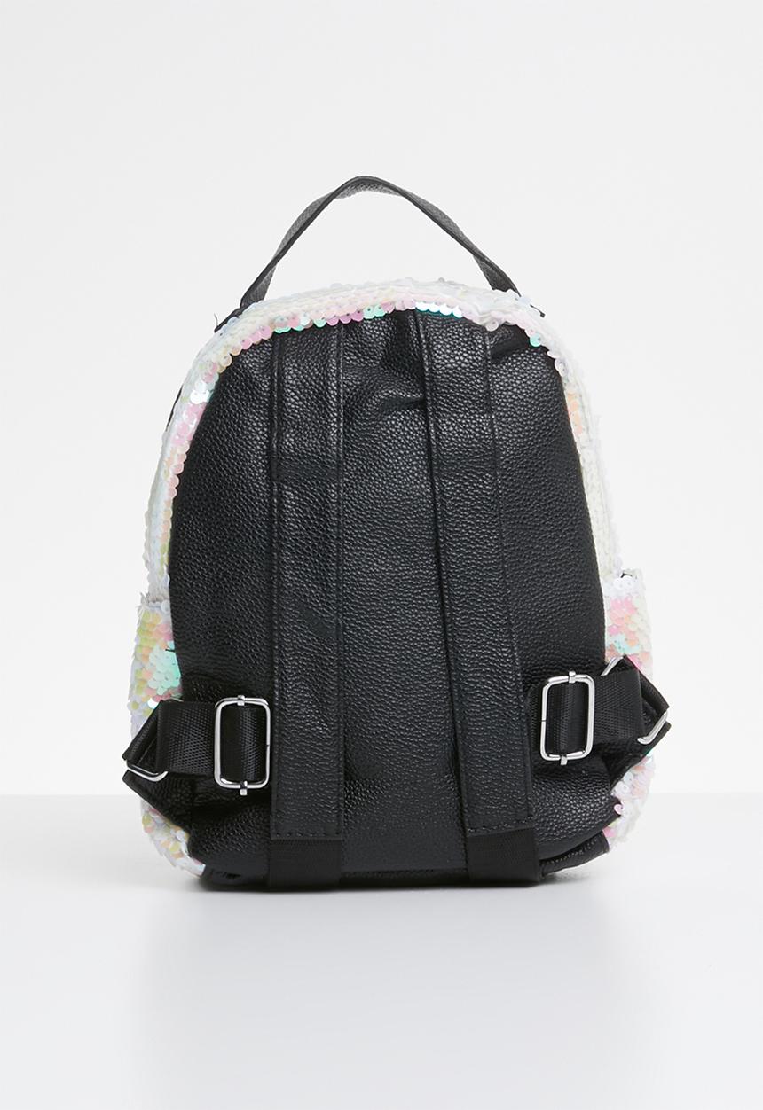 Pop Candy - Sequin backpack - white & pink