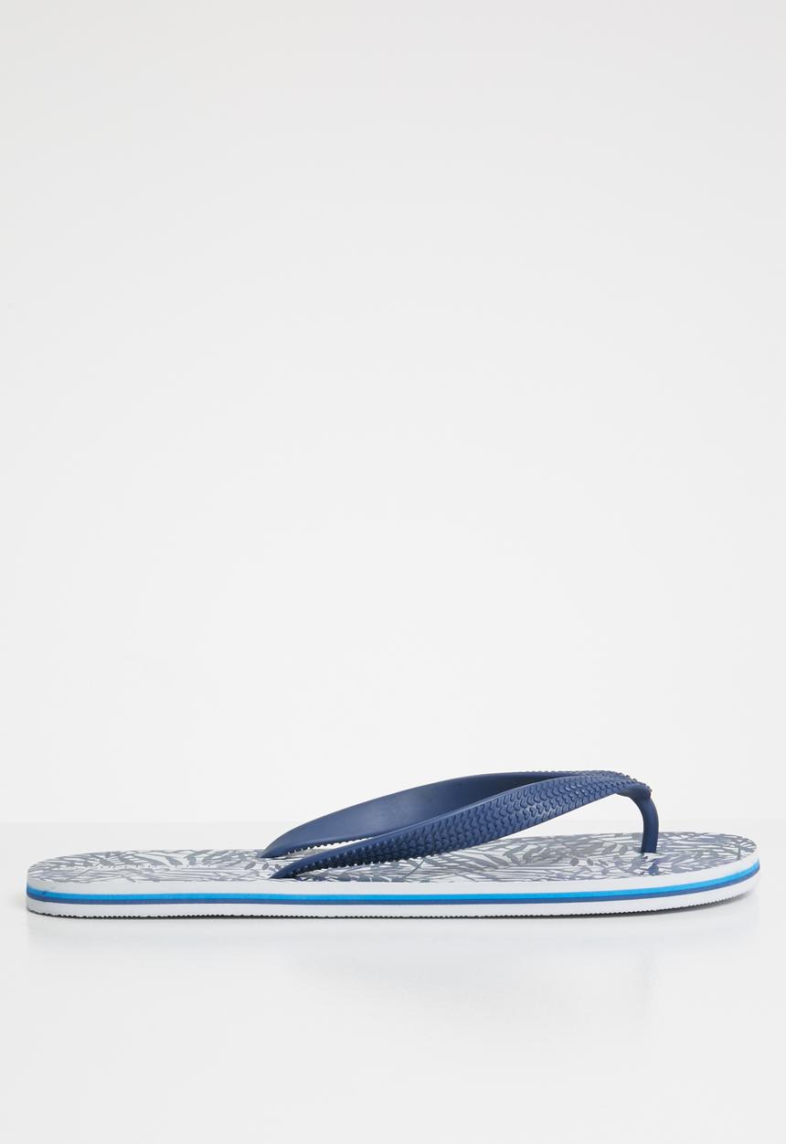 Superbalist - Mens flip flops - blue & white 